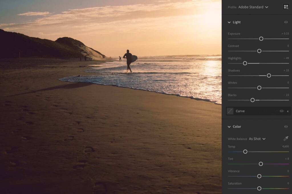 Fujifilm X100VI editing in Lightroom